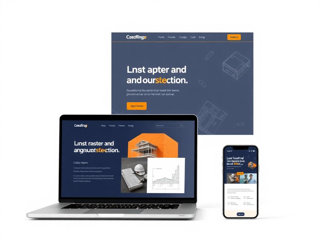 One Line Construction — UI / UX Design